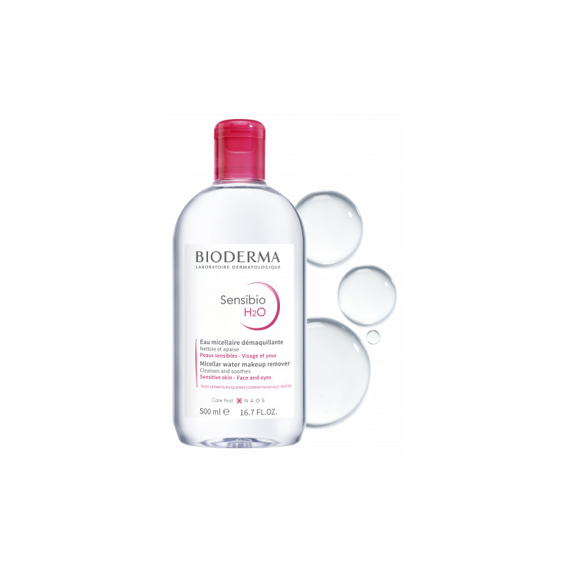 Produktbild för Bioderma Sensibio H2O micellärt vatten 500 ml