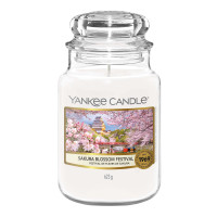 Yankee Candle Yankee Candle Sakura Blossom Festival stearinljus Rund Körsbärsblomma Vit 1 styck