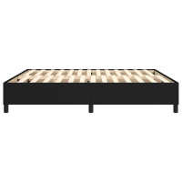 Produktbild för Boxspring-sängram svart 160x200 cm tyg