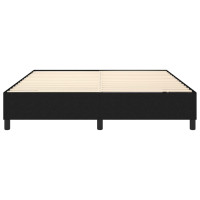 Produktbild för Boxspring-sängram svart 180x200 cm tyg