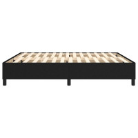 Produktbild för Boxspring-sängram svart 180x200 cm tyg