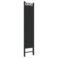 Miniatyr av produktbild för Rumsavdelare 6 paneler svart 240x200 cm tyg