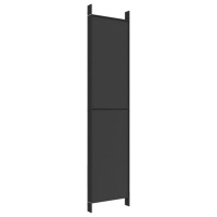 Produktbild för Rumsavdelare 6 paneler svart 300x220 cm tyg
