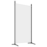 Miniatyr av produktbild för Rumsavdelare 4 paneler vit 346x180 cm tyg