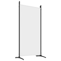 Miniatyr av produktbild för Rumsavdelare 6 paneler vit 520x180 cm tyg