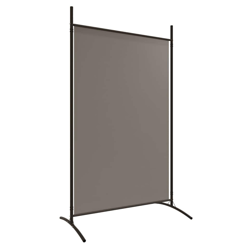 Produktbild för Rumsavdelare 6 paneler antracit 520x180 cm tyg