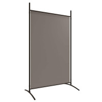 Produktbild för Rumsavdelare 6 paneler antracit 520x180 cm tyg