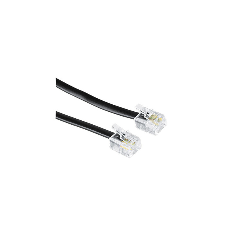 Produktbild för Kabel Modular 6p4c-6p4c Svart 6m