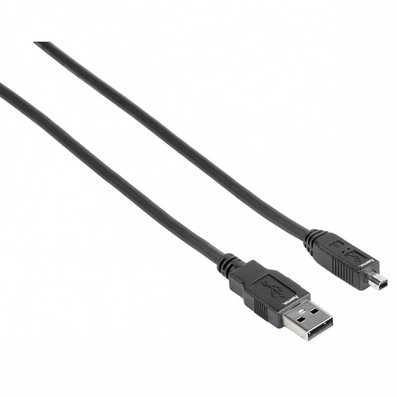 Produktbild för Kabel USB A-USB Mini B4 Svart 1.8m