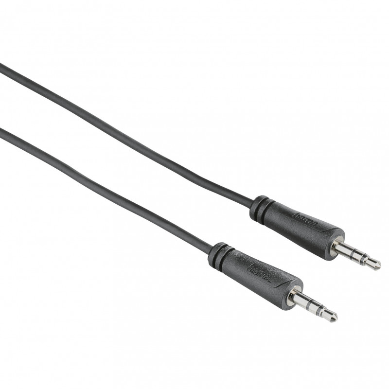 Produktbild för Kabel Audio 3.5mm-3.5mm Svart 1.5m