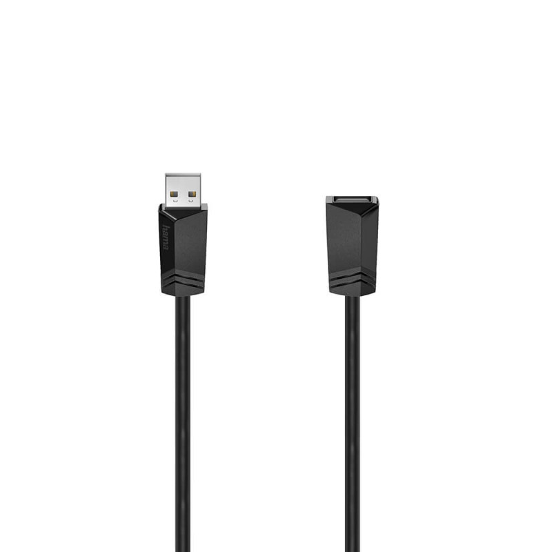 Produktbild för Cable USB 2.0 Extension 480 Mbit/s 0.75m Black