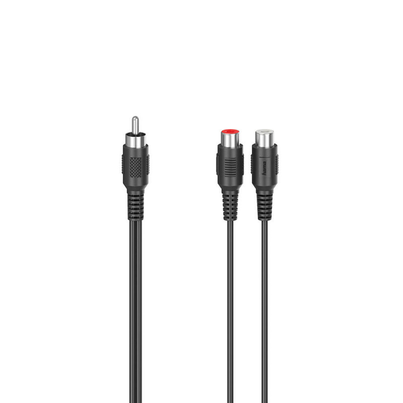 Produktbild för Adapter Audio Subwoofer RCA Plug to 2x RCA Sockets