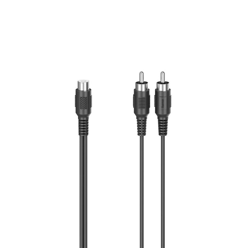 Produktbild för Adapter Audio Subwoofer 2x RCA Plugs to RCA Socket