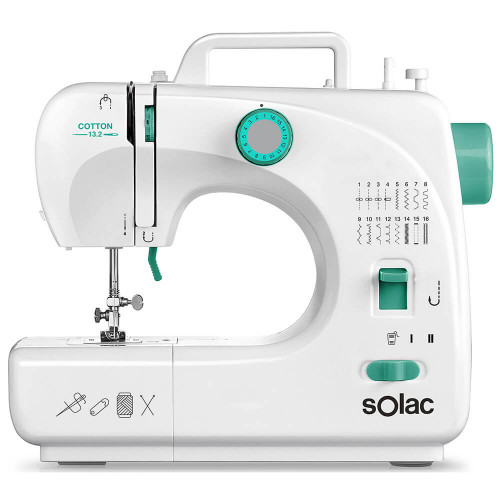 SOLAC Sewing Machine Cotton 16.2 White