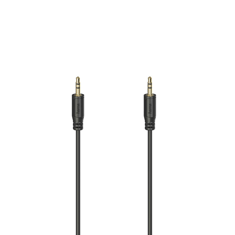 Produktbild för Cable Audio Flexi-Slim 3.5mm-3.5mm Gold Black 0.75m
