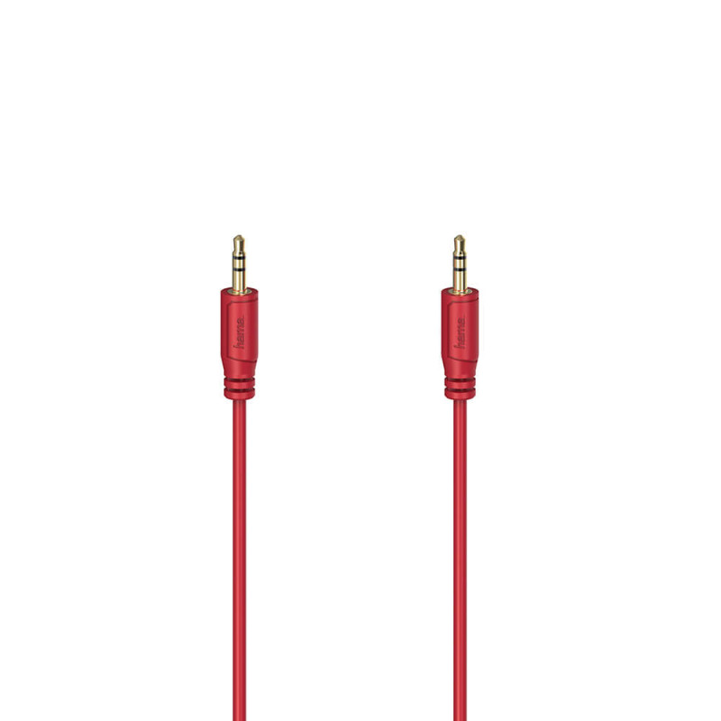 Produktbild för Cable Audio Flexi-Slim 3.5mm-3.5mm Gold Red 0.75m
