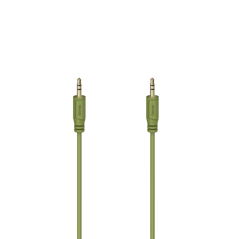 Produktbild för Cable Audio Flexi-Slim 3.5mm-3.5mm Gold Green 0.75m