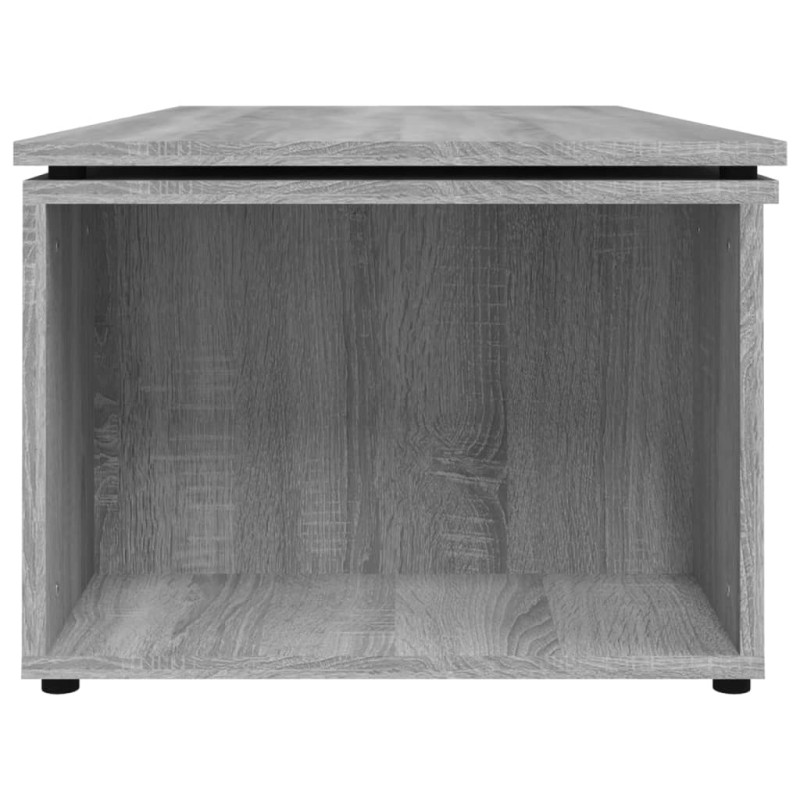 Produktbild för Soffbord grå sonoma 150x50x35 cm konstruerat trä