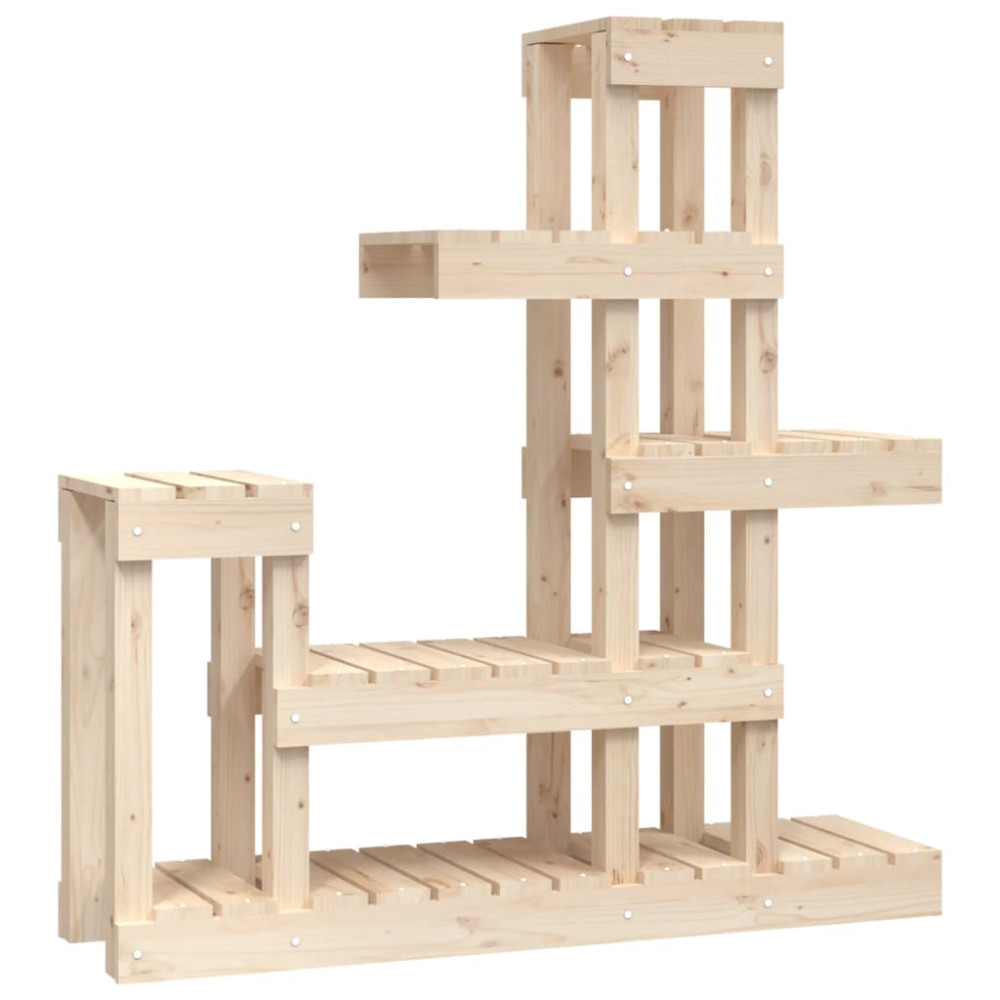 Produktbild för Växtställ 92x25x97 cm massiv furu