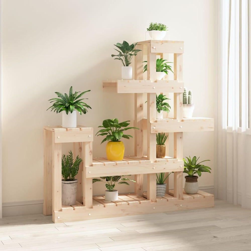 Produktbild för Växtställ 92x25x97 cm massiv furu