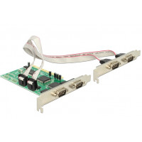 Miniatyr av produktbild för DeLOCK PCI Card 4x Serial nätverkskort/adapters