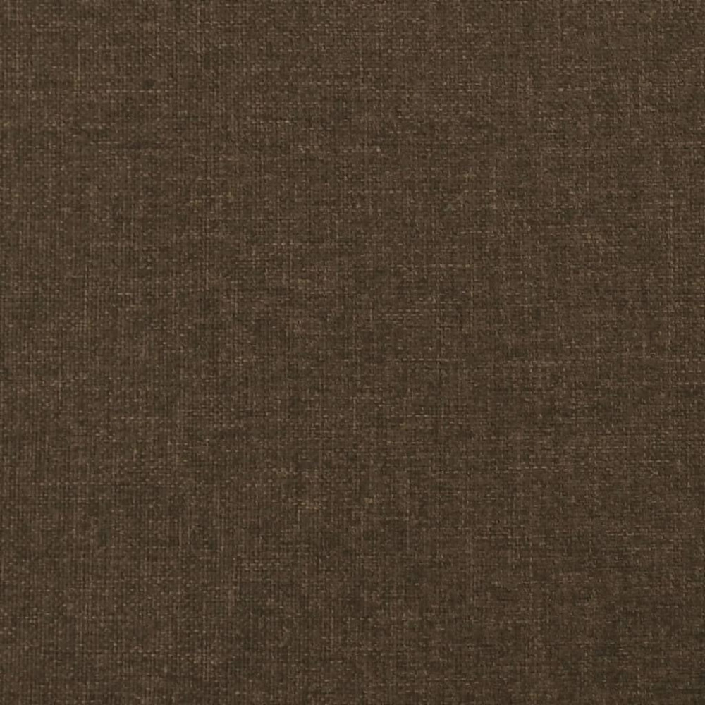 Produktbild för Sängram utan madrass mörkbrun 80x200 cm tyg