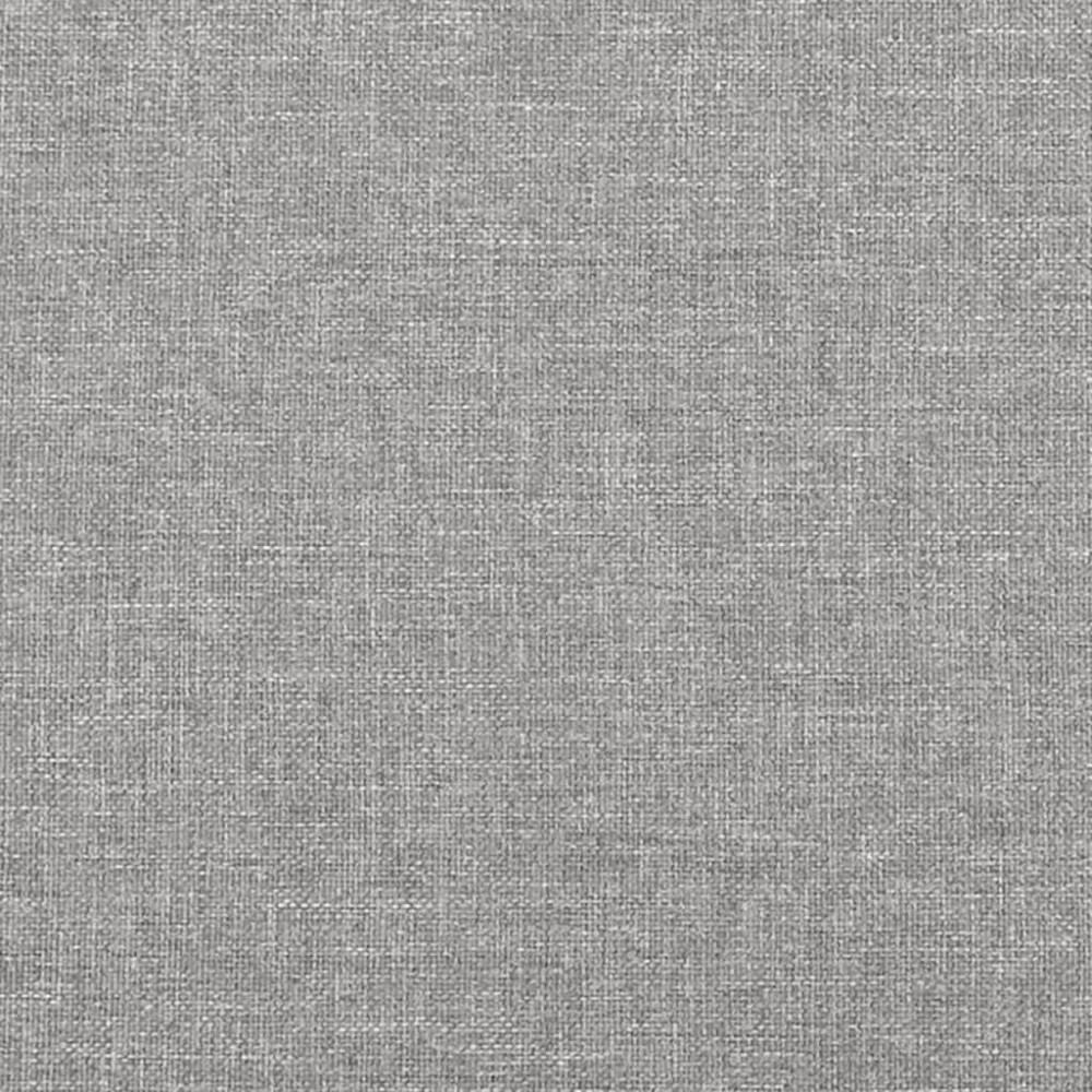 Produktbild för Sängram med huvudgavel ljusgrå 80x200 cm tyg