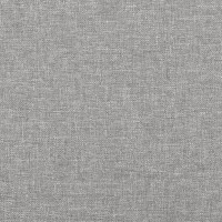 Produktbild för Sängram med huvudgavel ljusgrå 80x200 cm tyg