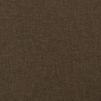 Produktbild för Sängram utan madrass mörkbrun 100x200 cm tyg