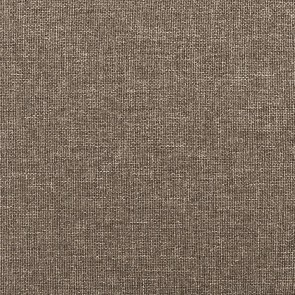 Produktbild för Sängram utan madrass taupe 100x200 cm tyg