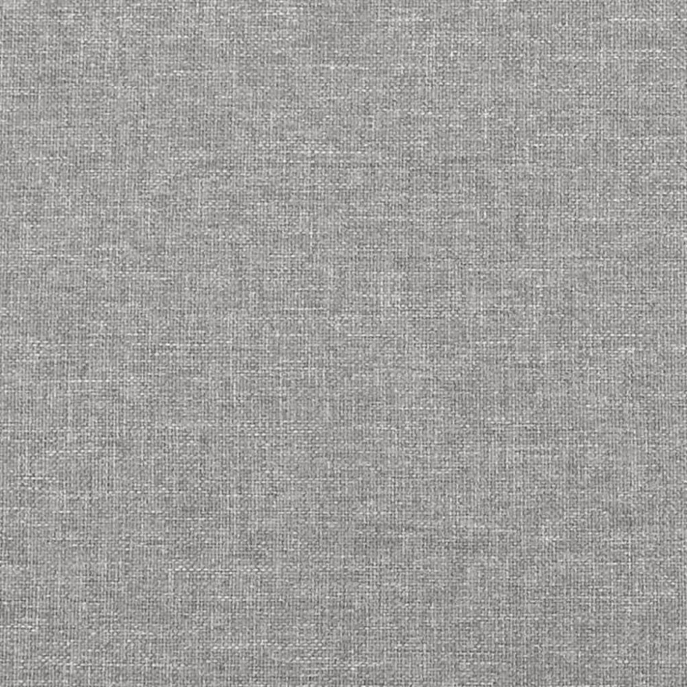 Produktbild för Sängram utan madrass ljusgrå 140x200 cm tyg