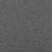 Produktbild för Sängram utan madrass mörkgrå 200x200 cm tyg