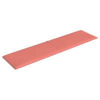 Produktbild för Väggpaneler 12 st Rosa 60x15 cm sammet 1,08 m²