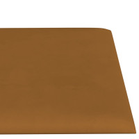 Produktbild för Väggpaneler 12 st brun 60x15 cm sammet 1,08 m²