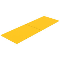 Produktbild för Väggpaneler 12 st gul 90x30 cm sammet 3,24 m²