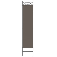 Produktbild för Rumsavdelare 4 paneler antracit 160x200 cm tyg