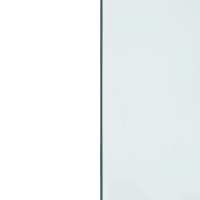 Produktbild för Glasskiva för öppen spis rektangulär 120x60 cm
