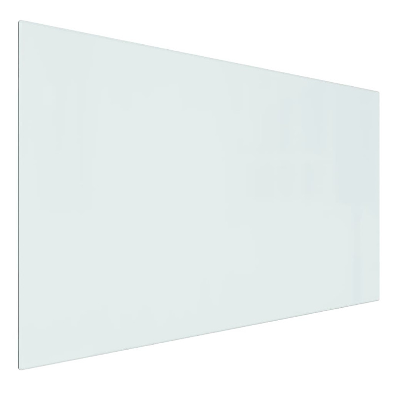 Produktbild för Glasskiva för öppen spis rektangulär 100x60 cm