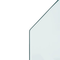 Miniatyr av produktbild för Glasskiva för öppen spis sexkantig 120x60 cm