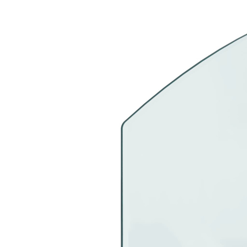 Produktbild för Glasskiva för öppen spis 80x60 cm