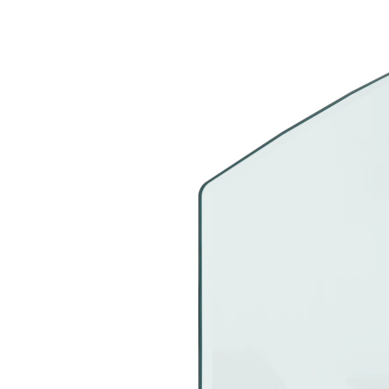 Produktbild för Glasskiva för öppen spis 100x50 cm