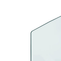 Produktbild för Glasskiva för öppen spis 120x60 cm