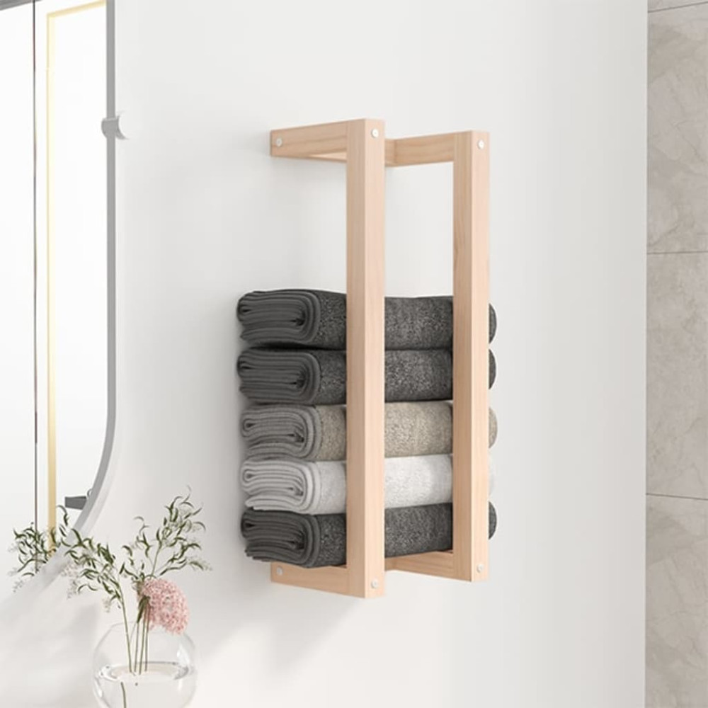 Produktbild för Handduksställ 23x18x60 cm massiv furu