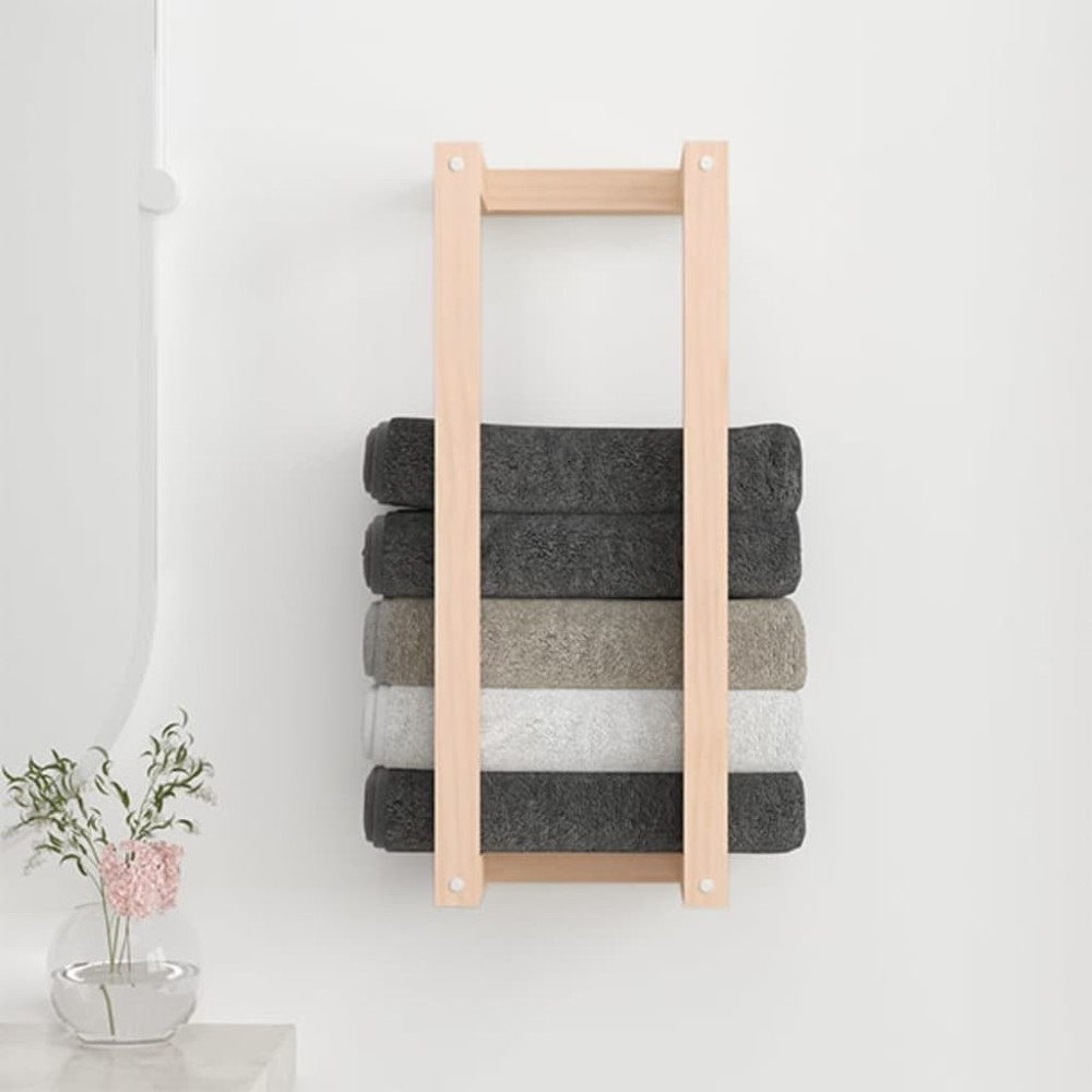 Produktbild för Handduksställ 23x18x60 cm massiv furu