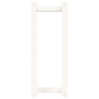 Produktbild för Handduksställ Vit 23x18x60 cm massiv furu