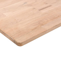 Produktbild för Bänkskiva för badrum 80x40x1,5 cm obehandlat massivt trä