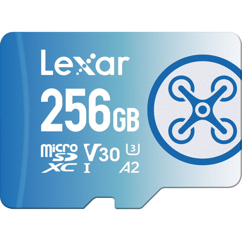 Produktbild för Lexar microSDXC FLY 1066x UHS-I/A2/U3 R160/W90MB (V30) 256GB
