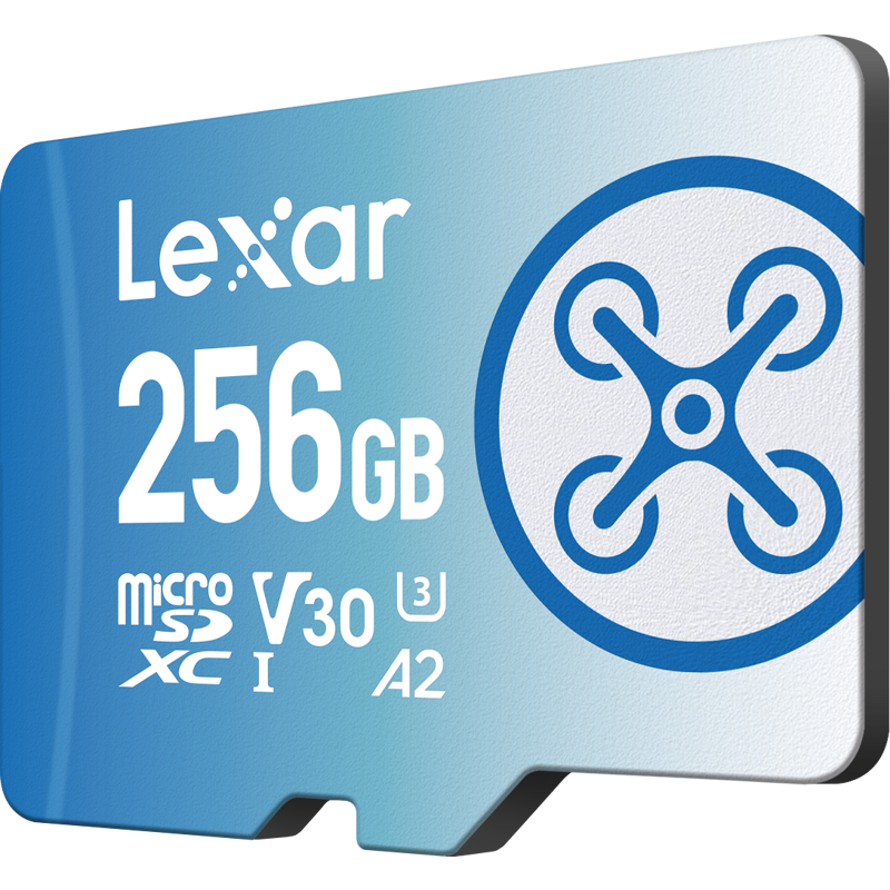 Produktbild för Lexar microSDXC FLY 1066x UHS-I/A2/U3 R160/W90MB (V30) 256GB