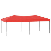 Miniatyr av produktbild för Hopfällbart partytält röd 3x6 m