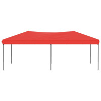 Miniatyr av produktbild för Hopfällbart partytält röd 3x6 m